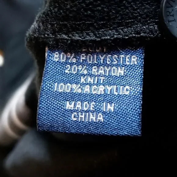 Vintage Michael Irvin 88 Black Gray Striped Knit Long Sleeve Shirt - Size XXL - Picture 6 of 8